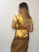 Load image into Gallery viewer, Vestido seda asimetrico